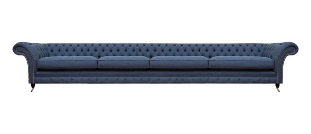 Xlmoebel Sofa Neues Chesterfield Viersitzer-Sofa für luxuriöses Wohnzimmer günstig online kaufen