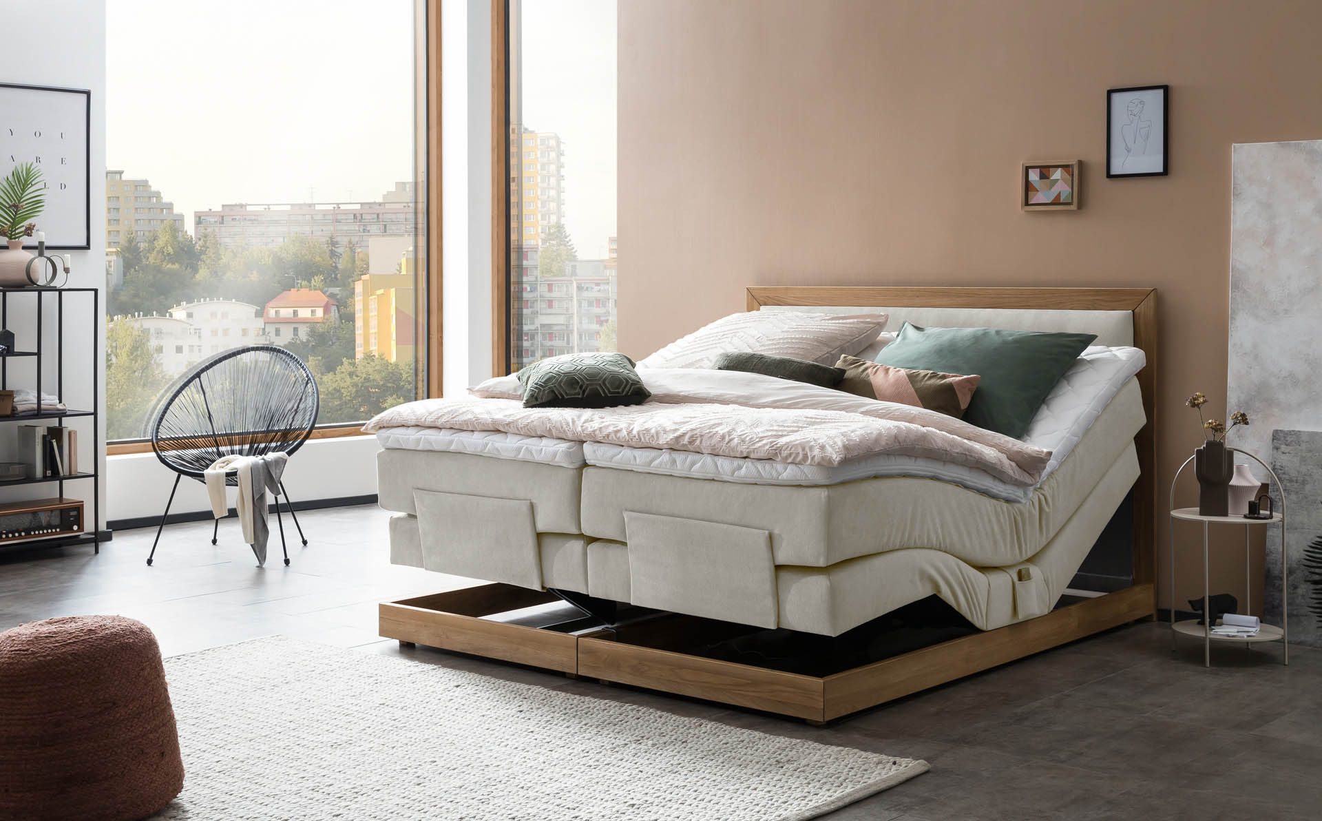 Belanoti Boxspringbett MODELA (Boxspringbett 180x200 elektrisch günstig online kaufen