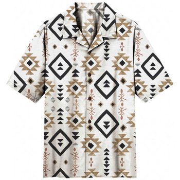 Tooco  Hemdbluse Uxmal Weies Bowling-Shirt günstig online kaufen