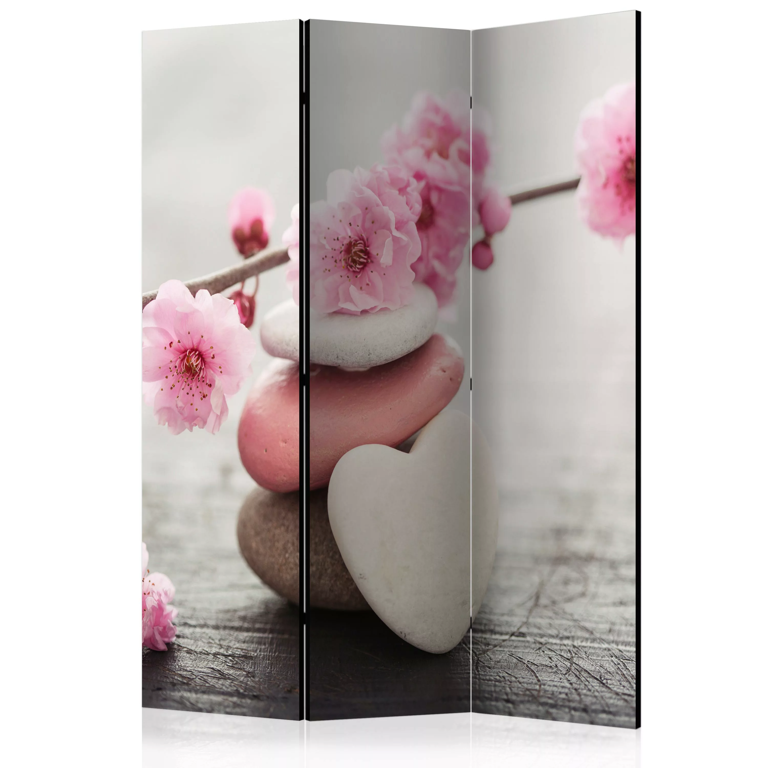 3-teiliges Paravent - Zen Flowers [room Dividers] günstig online kaufen