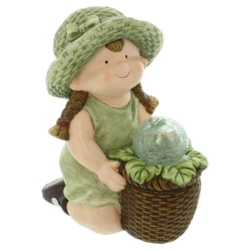 Home-trends24.de Gartenfigur Solarfigur Mädchen Garten Dekofigur günstig online kaufen