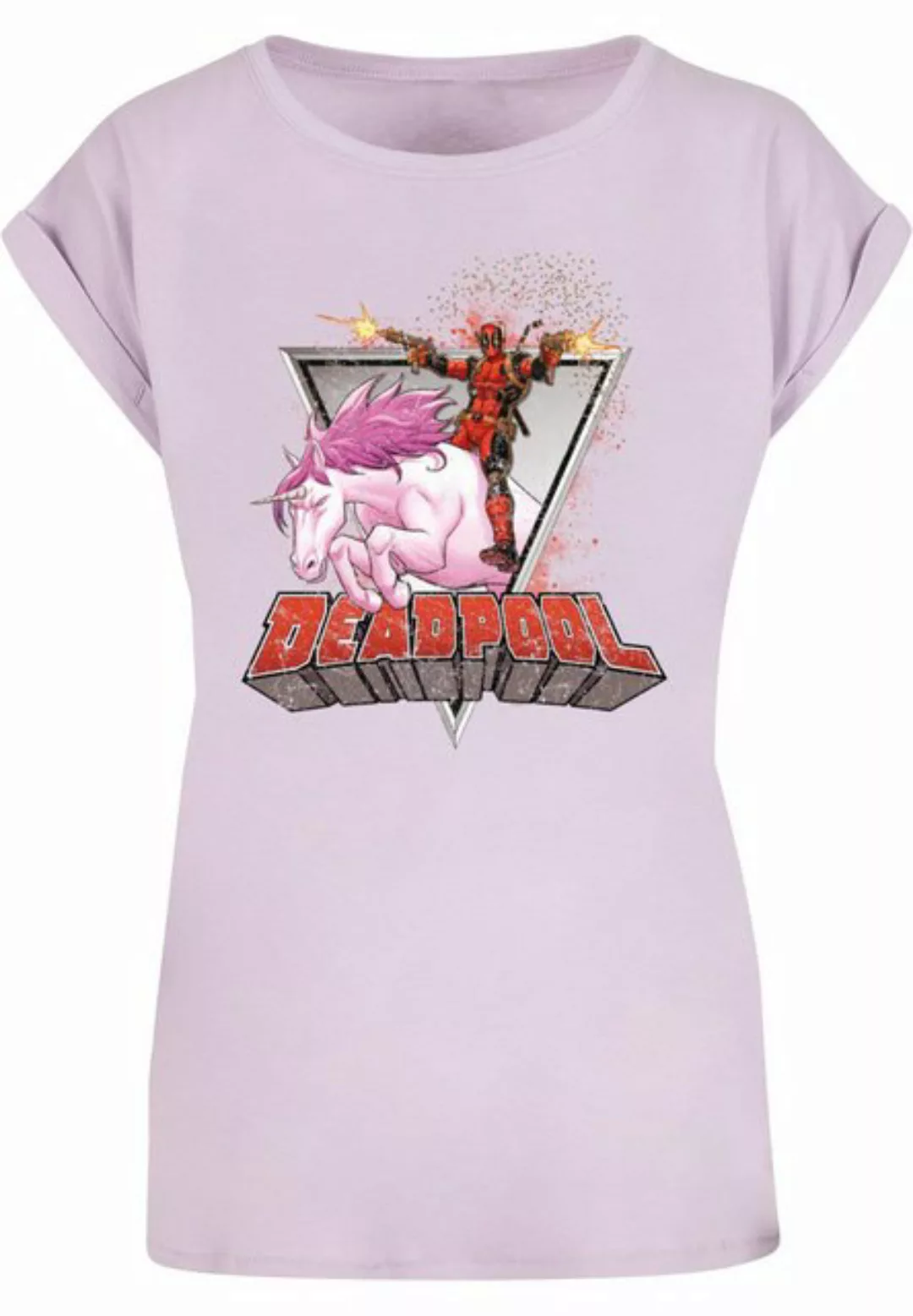 ABSOLUTE CULT T-Shirt ABSOLUTE CULT Damen Ladies Deadpool - Rides a Unicorn günstig online kaufen