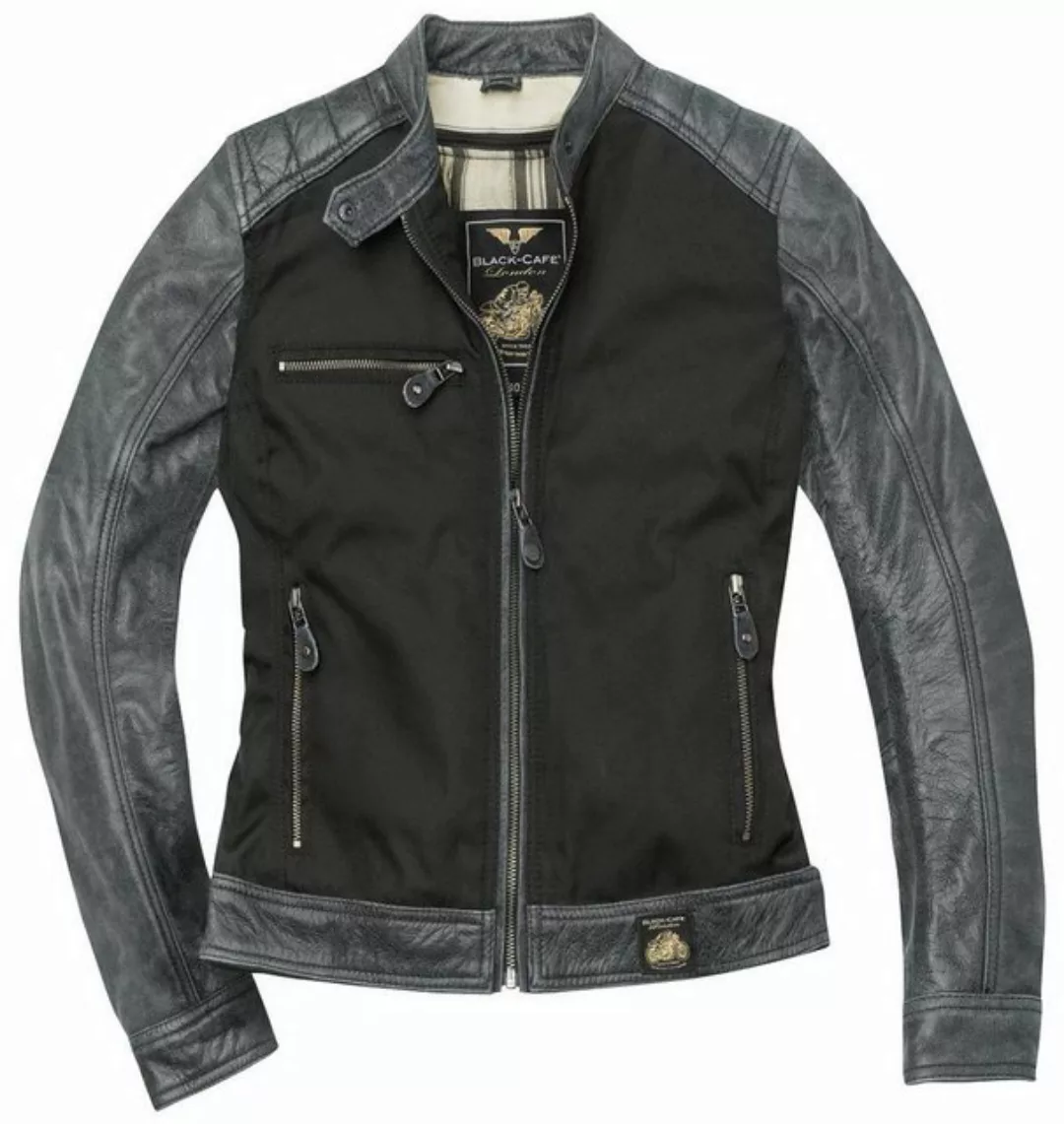 Black-Cafe London Motorradjacke Johannesburg Damen Motorrad Leder- / Textil günstig online kaufen