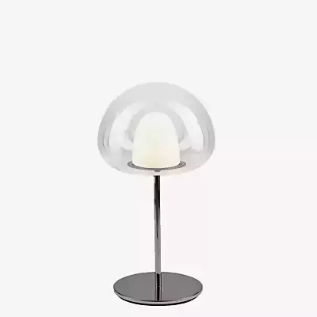 Fontana Arte Thea Tischleuchte LED, grau/weiß - ø24 cm günstig online kaufen