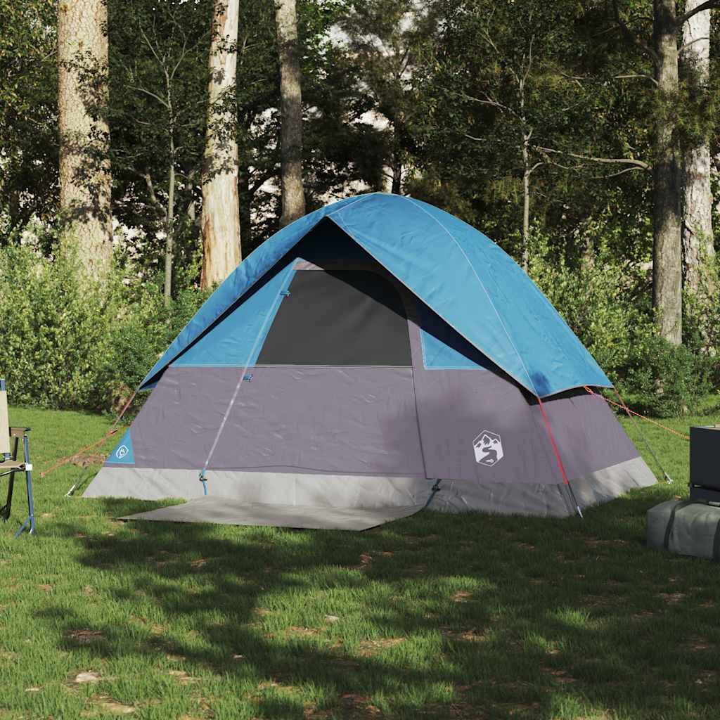 vidaXL Kuppelzelt Kuppel-Campingzelt 2 Personen Blau günstig online kaufen