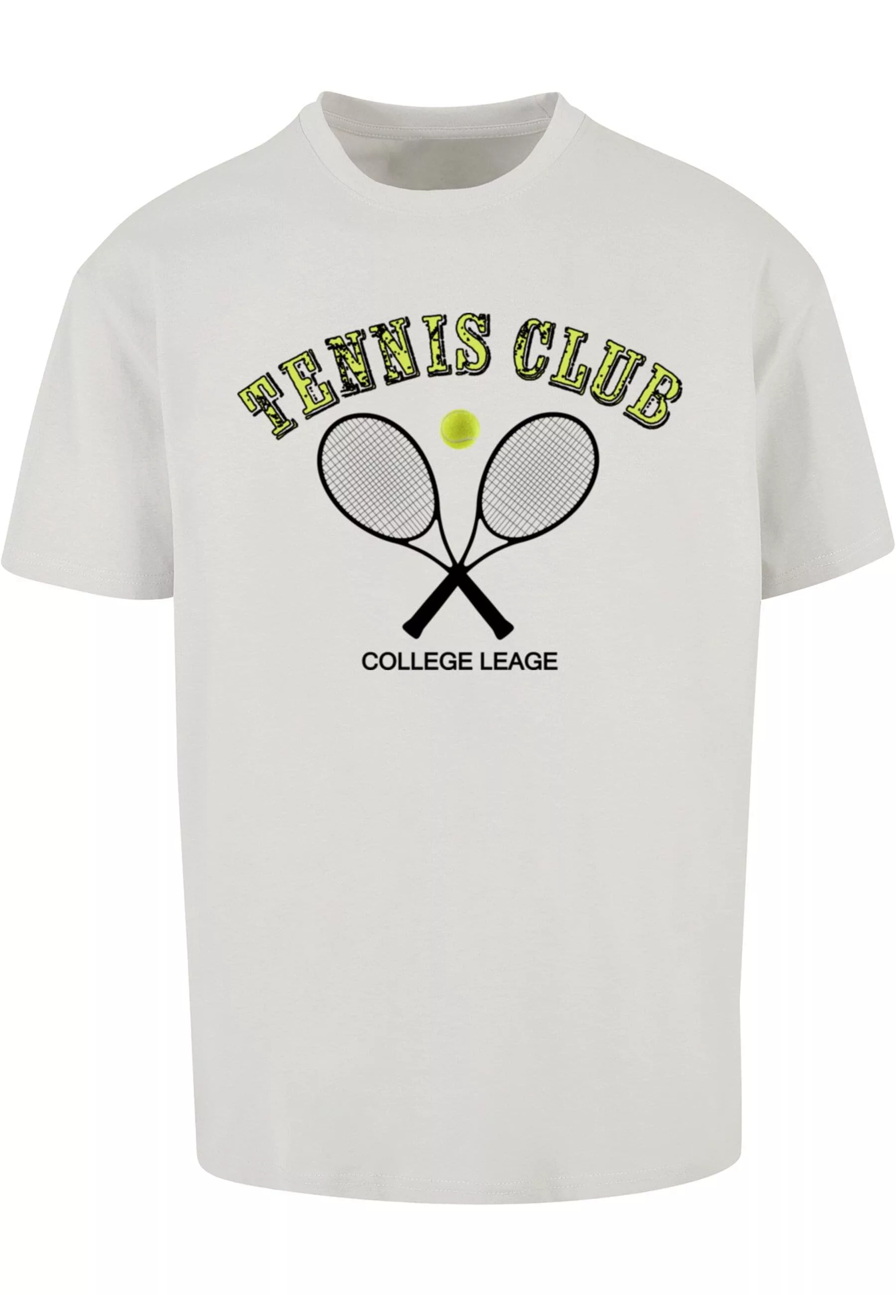 Merchcode T-Shirt "Merchcode Herren Tennis Club Heavy Oversized Tee" günstig online kaufen