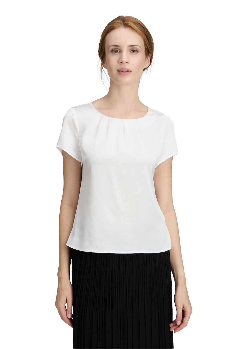 Vera Mont Satinbluse "Vera Mont Damen Satin-Bluse kurzarm" günstig online kaufen