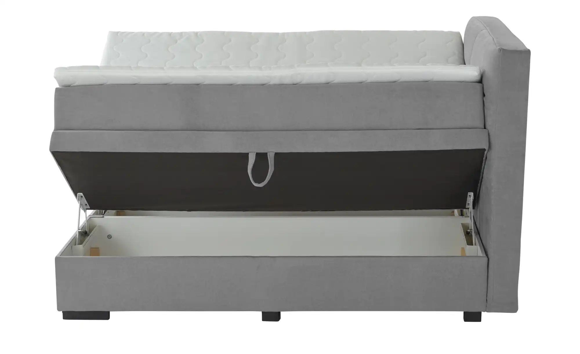 Boxi Boxspringbett mit Bettkasten Boxi Classic ¦ grau ¦ Maße (cm): B: 160 H günstig online kaufen