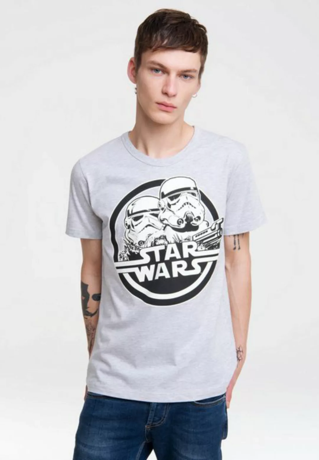 LOGOSHIRT T-Shirt "Stormtrooper - Krieg der Sterne", mit tollem Aufdruck günstig online kaufen