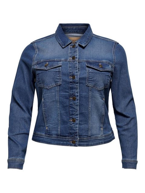 Carmakoma by Only Damen Jeansjacke CARWESPA LIFE - Blau - Medium Blue - Plu günstig online kaufen