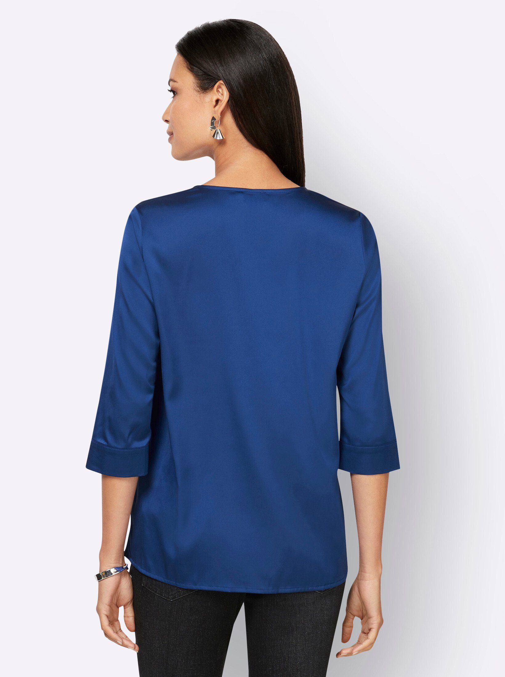 creation L Klassische Bluse Satinbluse günstig online kaufen