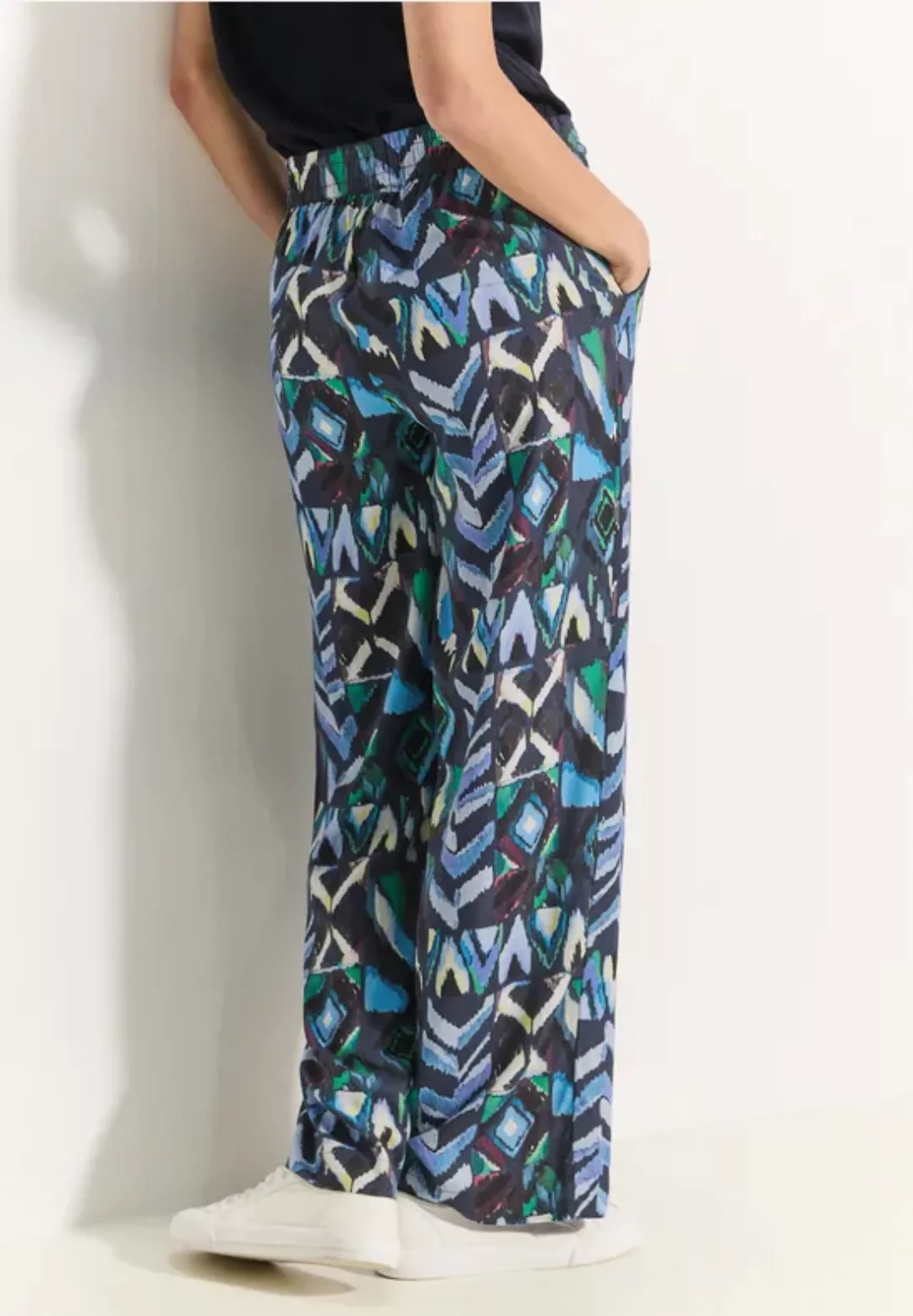 Loose Fit Hose mit Print günstig online kaufen