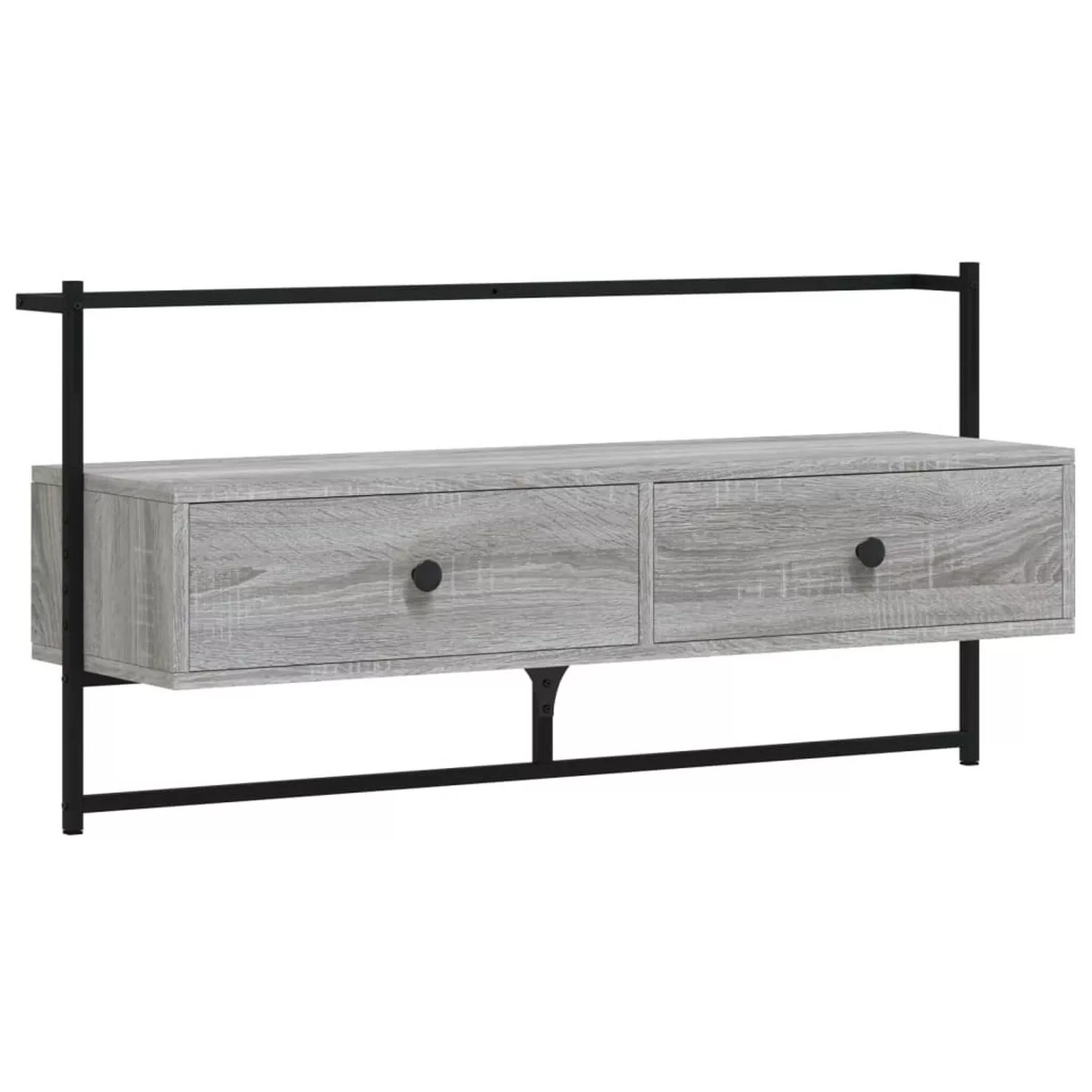 VidaXL TV-Wandschrank Grau Sonoma 100,5x30x51 cm Holzwerkstoff günstig online kaufen