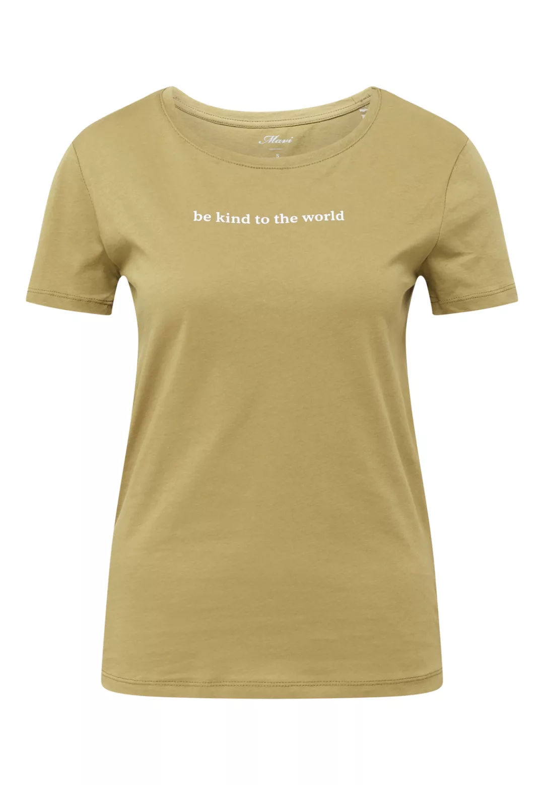 Mavi Rundhalsshirt "BE KIND TO THE WORLD PRINT", T-Shirt mit Print günstig online kaufen
