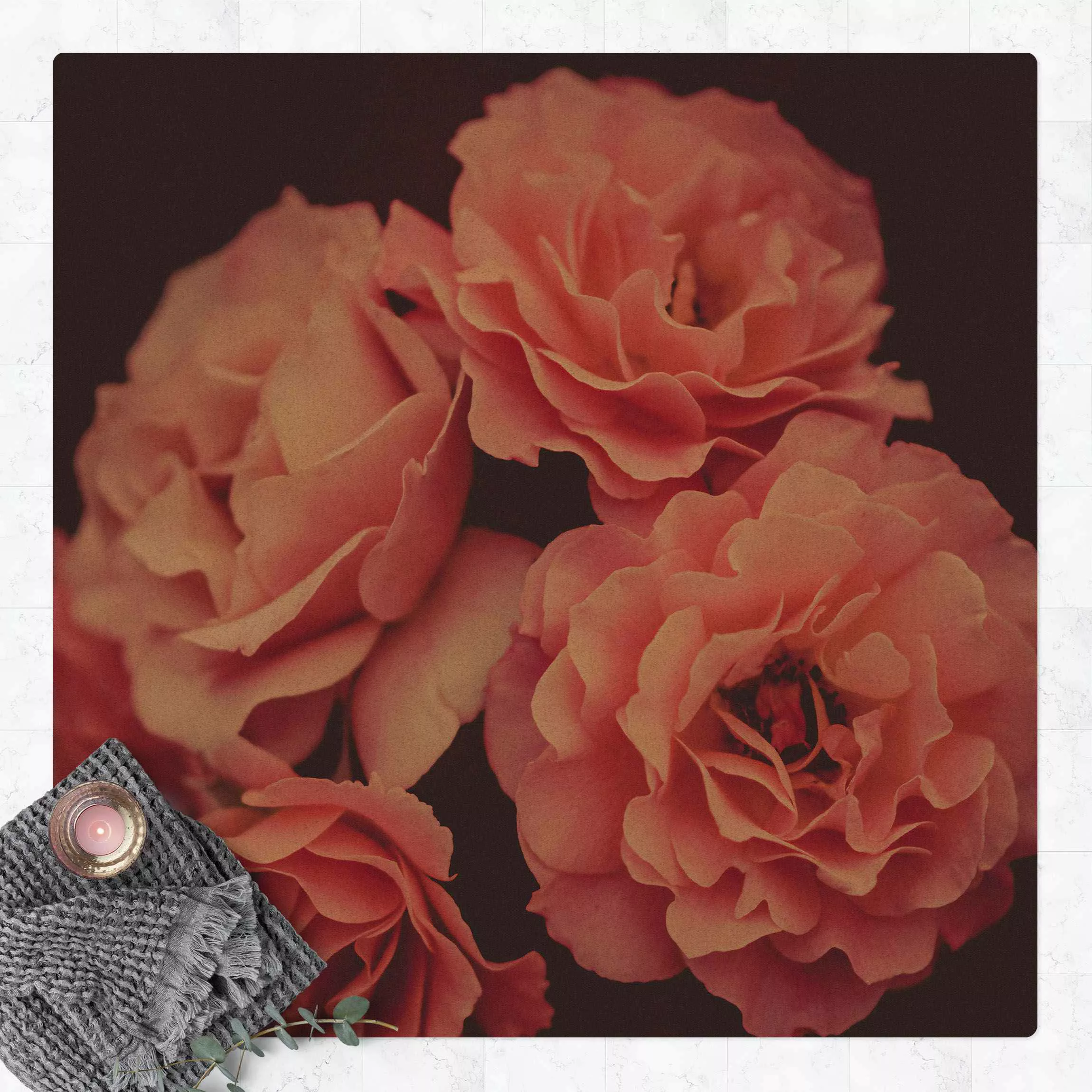 Kork-Teppich Rosenträume günstig online kaufen