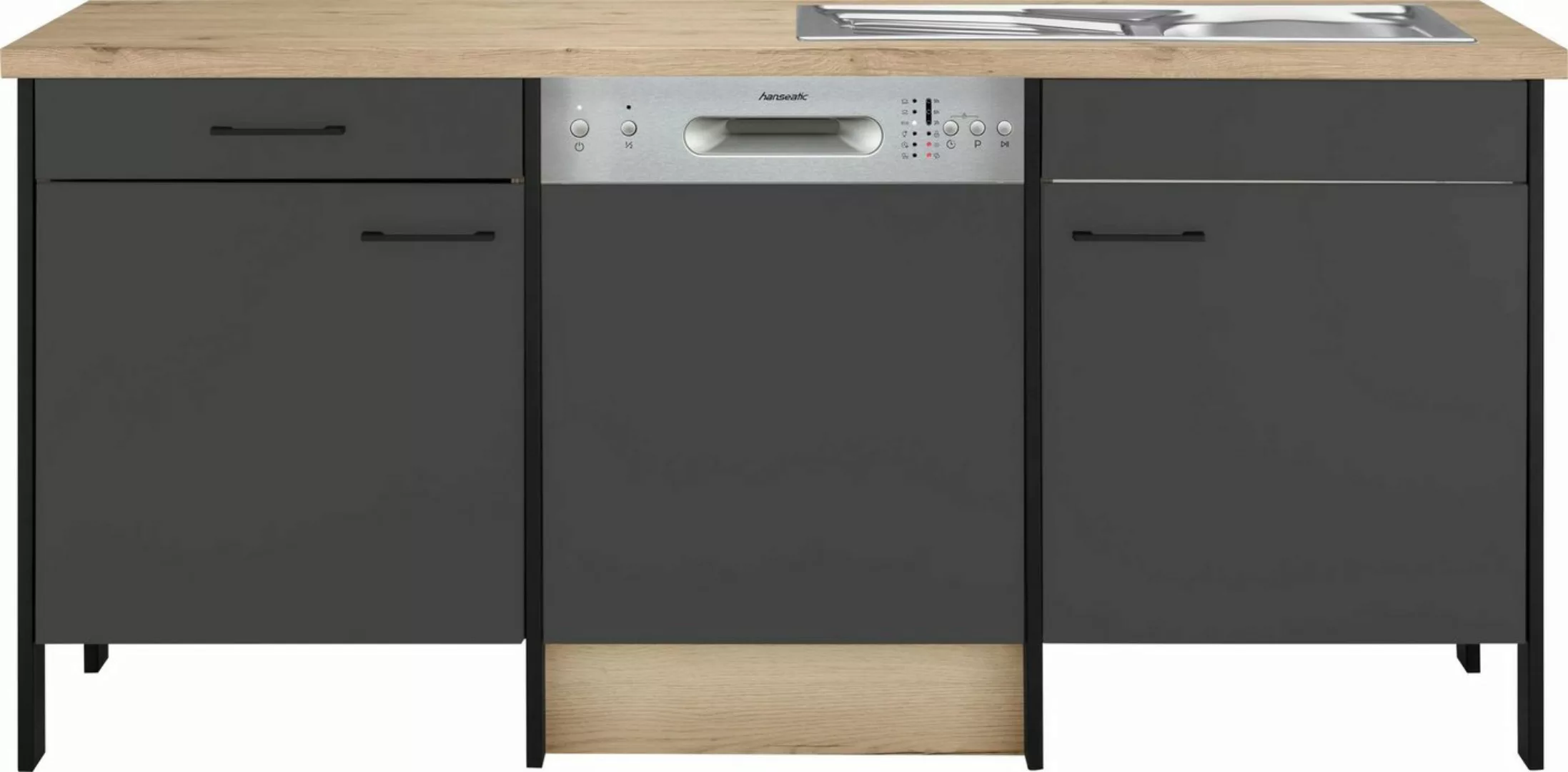 OPTIFIT Spülenschrank "Tokio", 192 cm breit, mit Stahlgestell, mit Vollausz günstig online kaufen