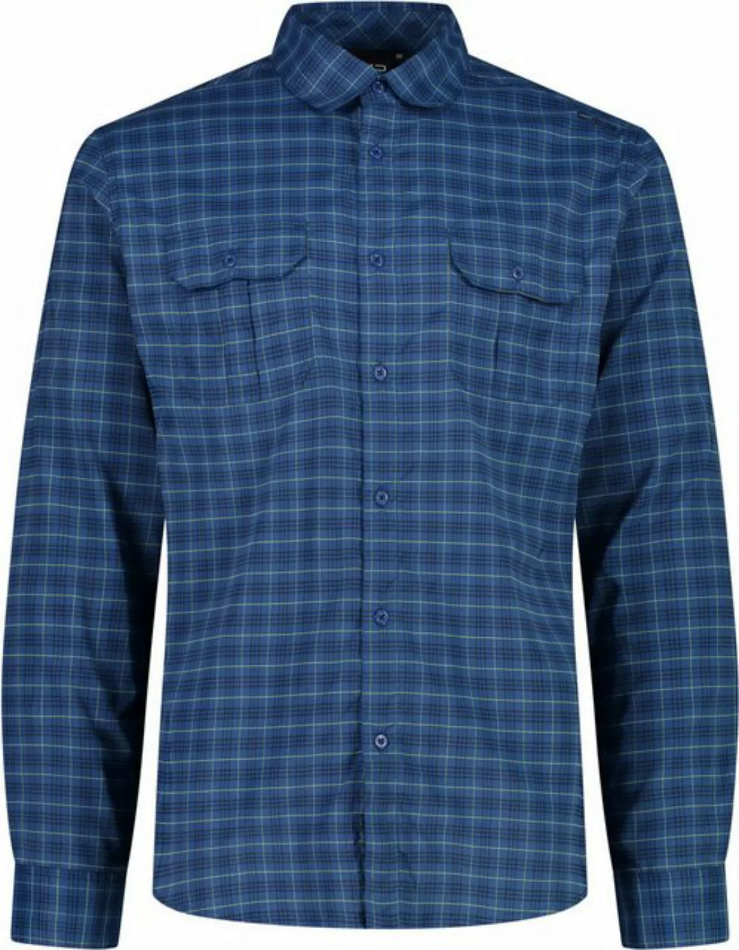 CMP Kurzarmhemd MAN SHIRT LIGHT BLUE-B.BLUE-LIME günstig online kaufen