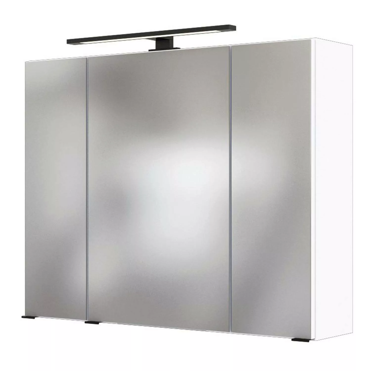 LED- Spiegelschrank 80 cm MANLY-03 weiß B/H/T: 80/64/20 cm günstig online kaufen