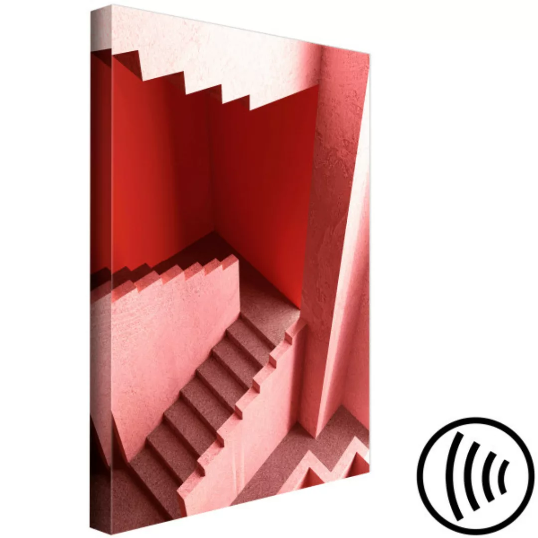 Bild auf Leinwand Stairs to Nowhere (1 Part) Vertical XXL günstig online kaufen