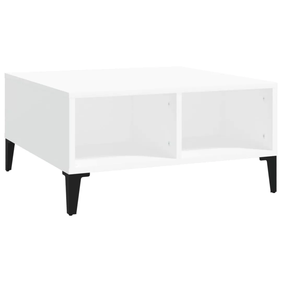 Couchtisch Weiß 60x60x30 Cm Spanplatte günstig online kaufen