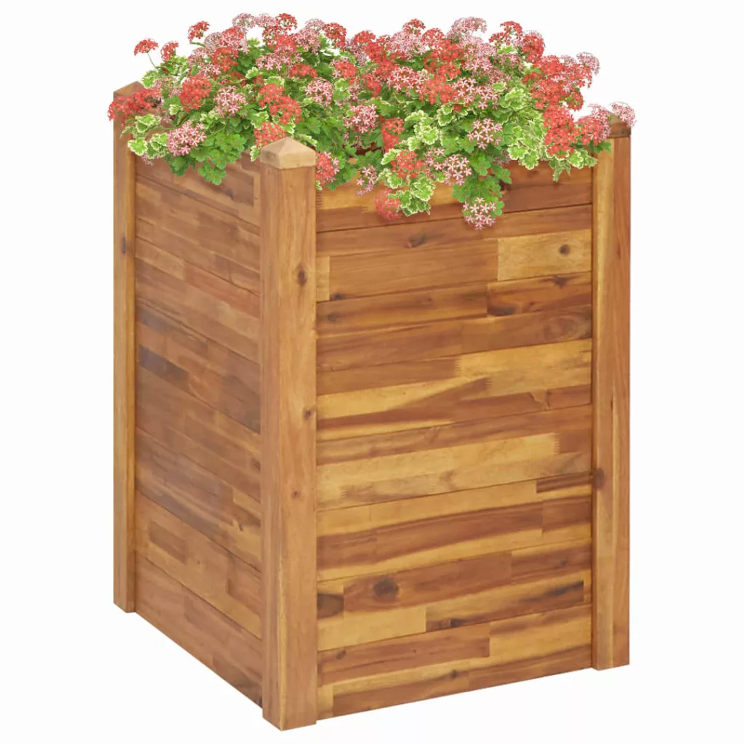 Garten-hochbeet 60 X 60 X 84 Cm Massivholz Akazie günstig online kaufen