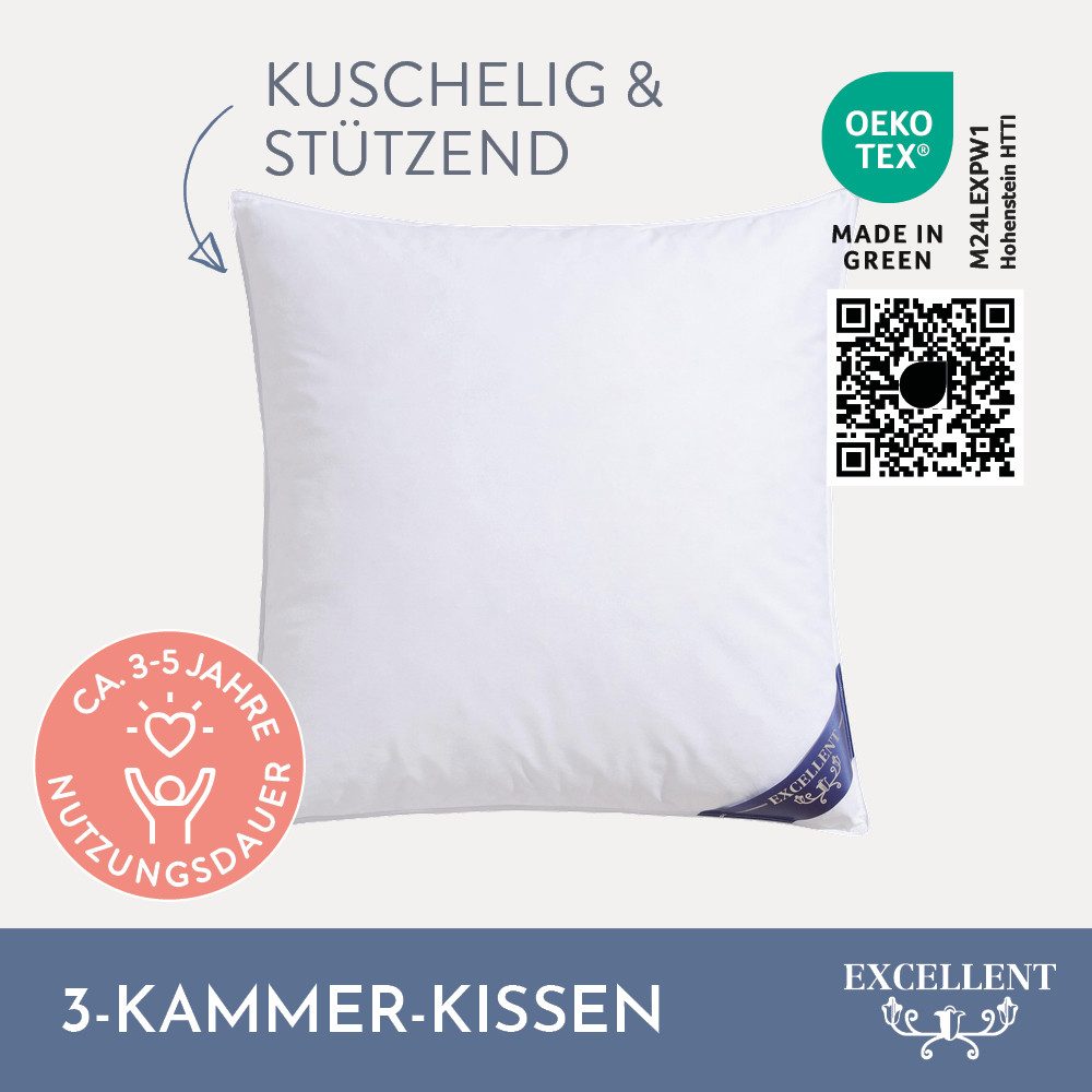 Excellent Kopfkissen Venedig, Füllung: weiße neue günstig online kaufen