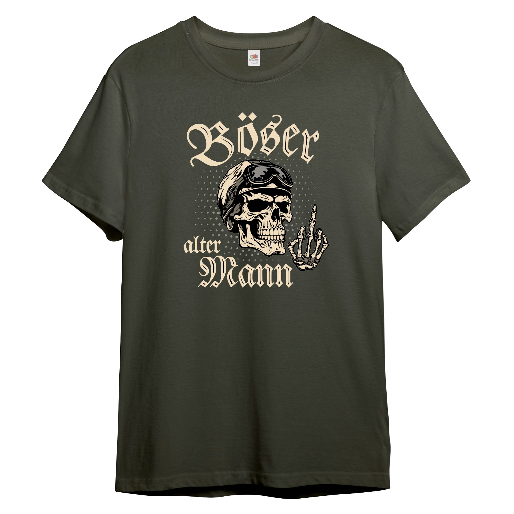PAULGOS Print-Shirt Herren T-Shirt, "Platzhirsch", Hirschkopf günstig online kaufen