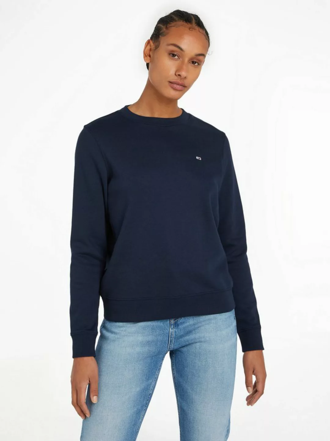 Tommy Jeans Sweatshirt TJW REG S FLAG CREW mit Tommy Jeans Logo-Flag auf de günstig online kaufen