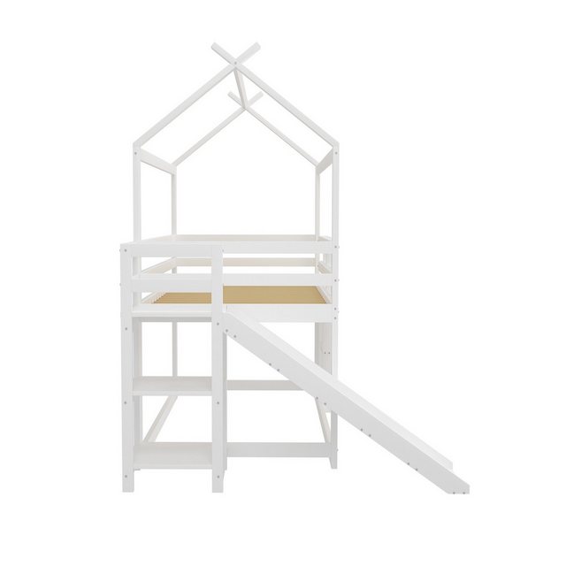 REDOM Etagenbett Kinderbett mit Rutsche und Ablagefläche, mit Lattenrost (9 günstig online kaufen