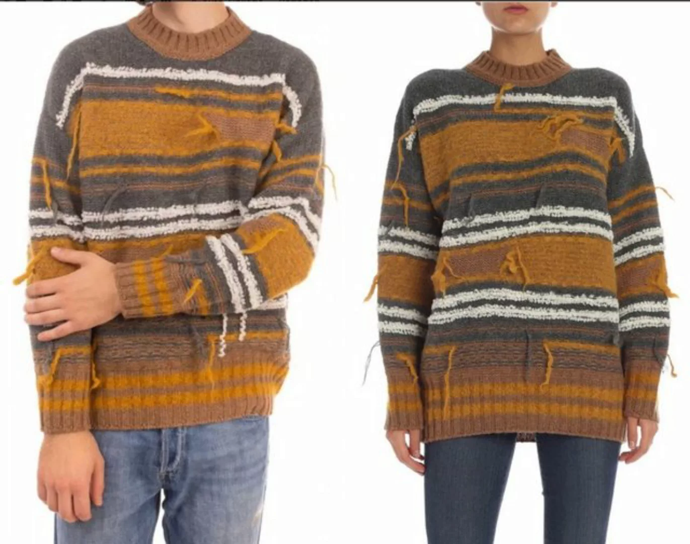 Missoni Strickpullover M MISSONI Runway Distressed Oversized Knit Sweater P günstig online kaufen