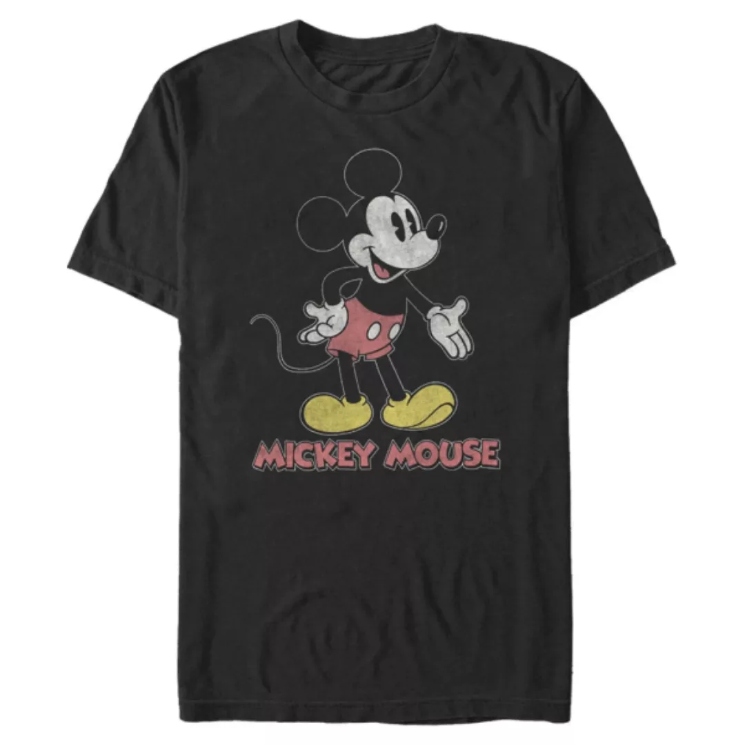 Disney - Micky Maus - Micky Maus 70'S Mickey - Männer T-Shirt günstig online kaufen