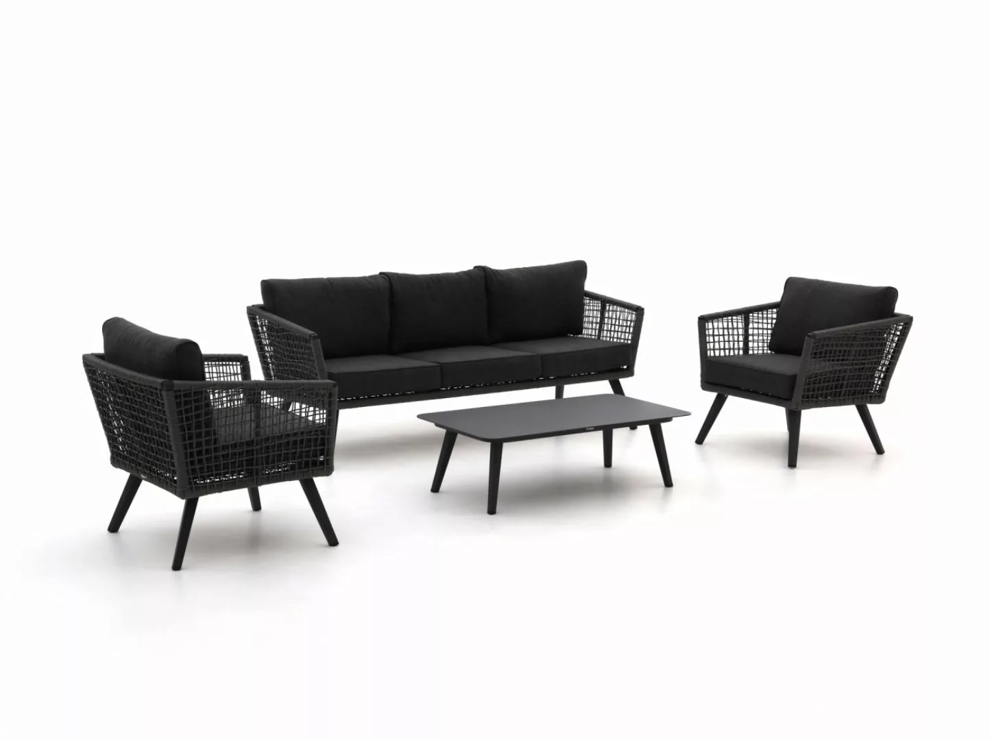 Manifesto Terenzo Sessel-Sofa Lounge-Set 4-teilig günstig online kaufen