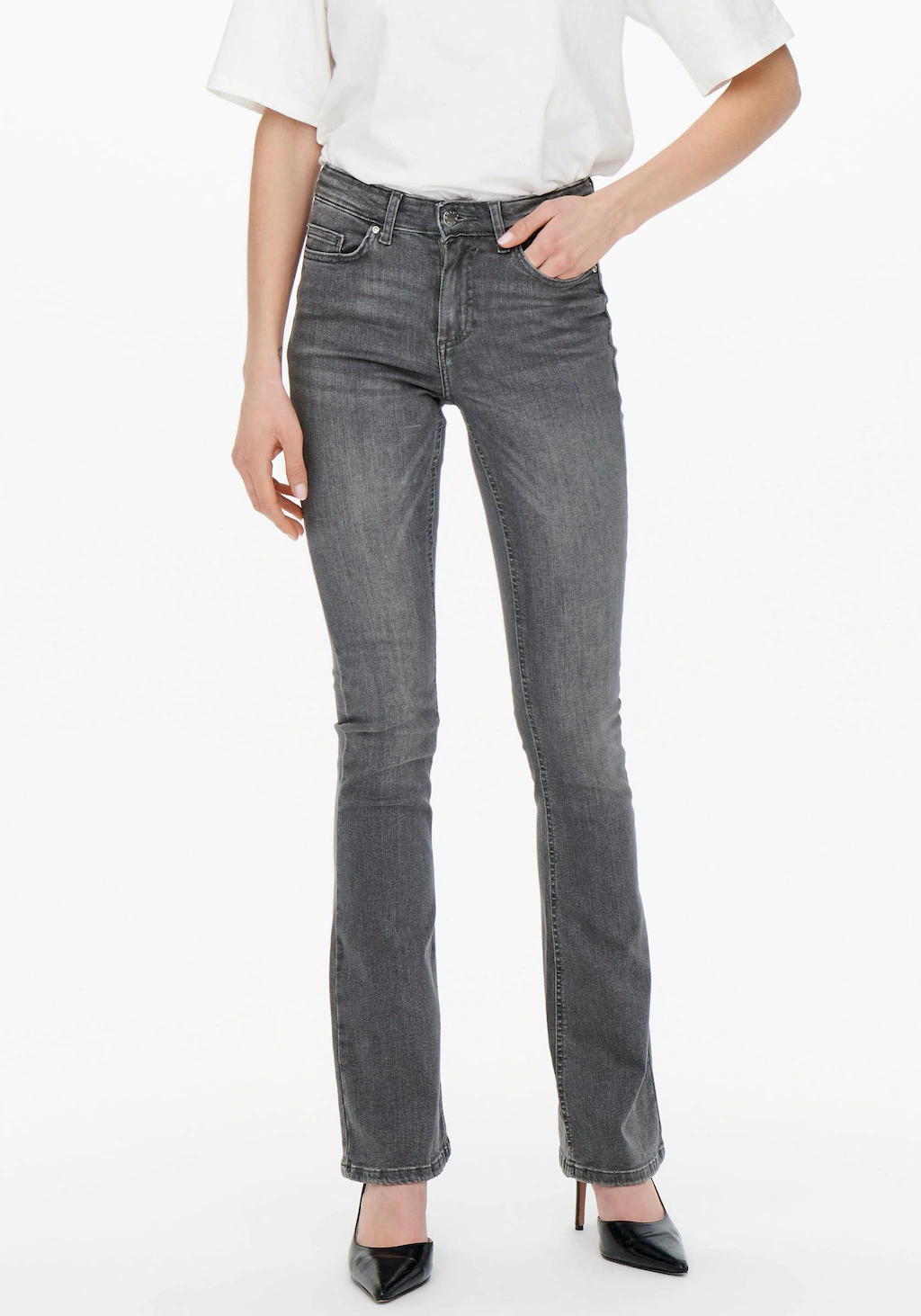 ONLY Bootcut-Jeans "ONLBLUSH LIFE MID FLARED" günstig online kaufen