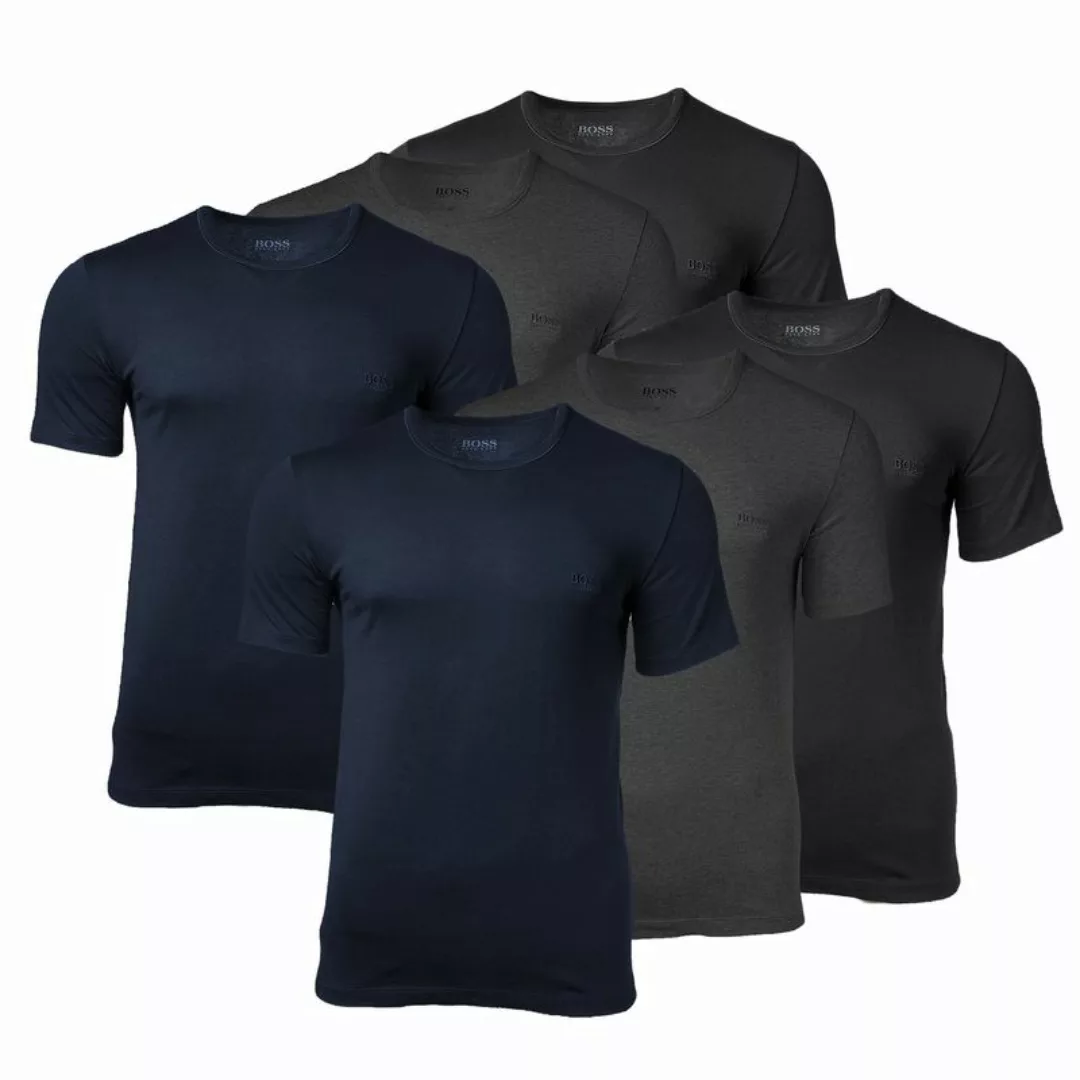 HUGO BOSS 6-Pack Herren T-Shirt, Rundhals, RN 3P, Pure Cotton, S-XXL - Open günstig online kaufen