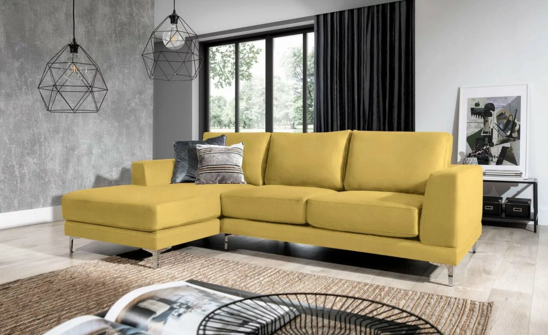 99rooms Ecksofa Aria, L-Form, Eckcouch, Design günstig online kaufen