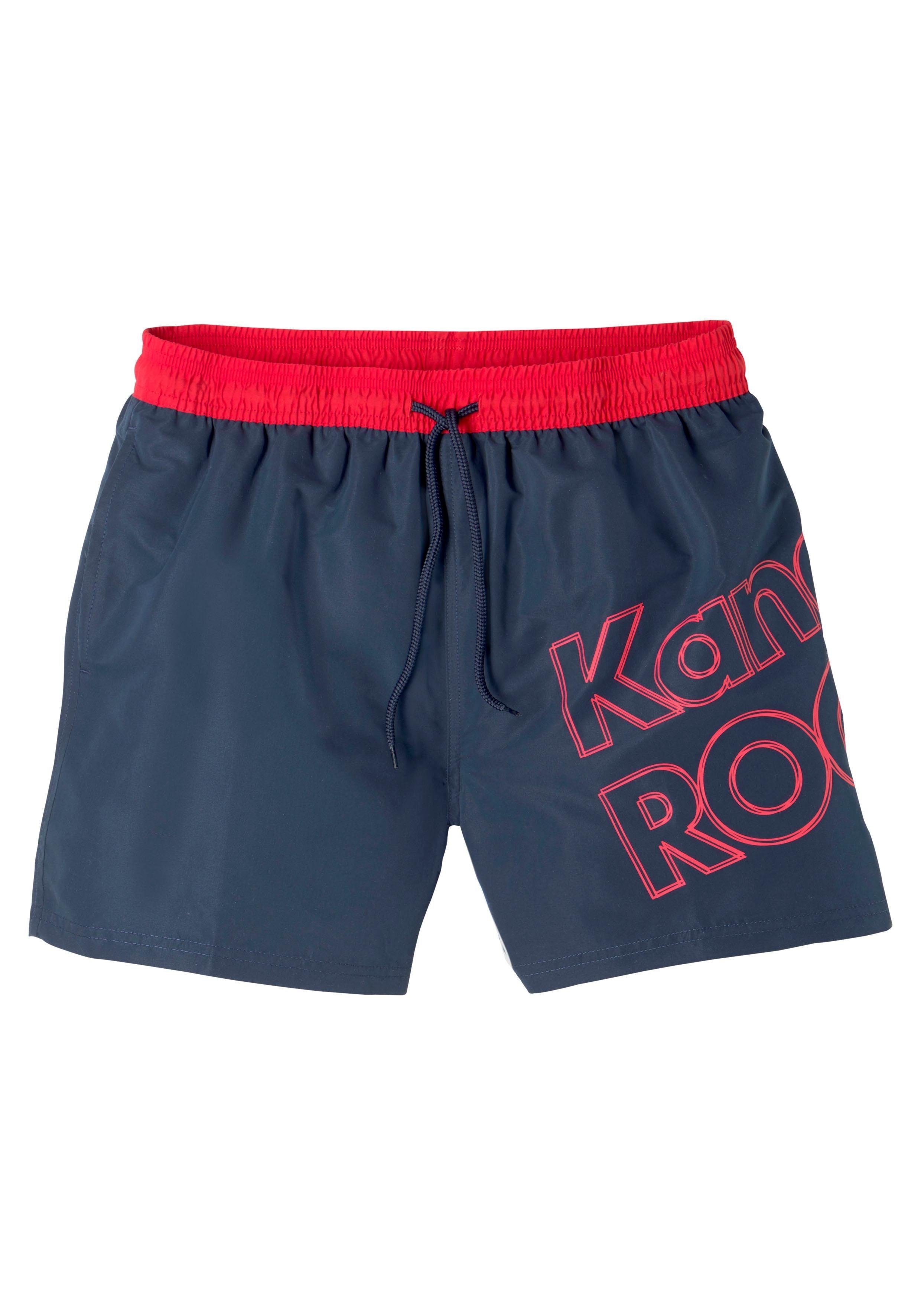 KangaROOS Badeshorts Adams mit großem Logoschriftzug günstig online kaufen