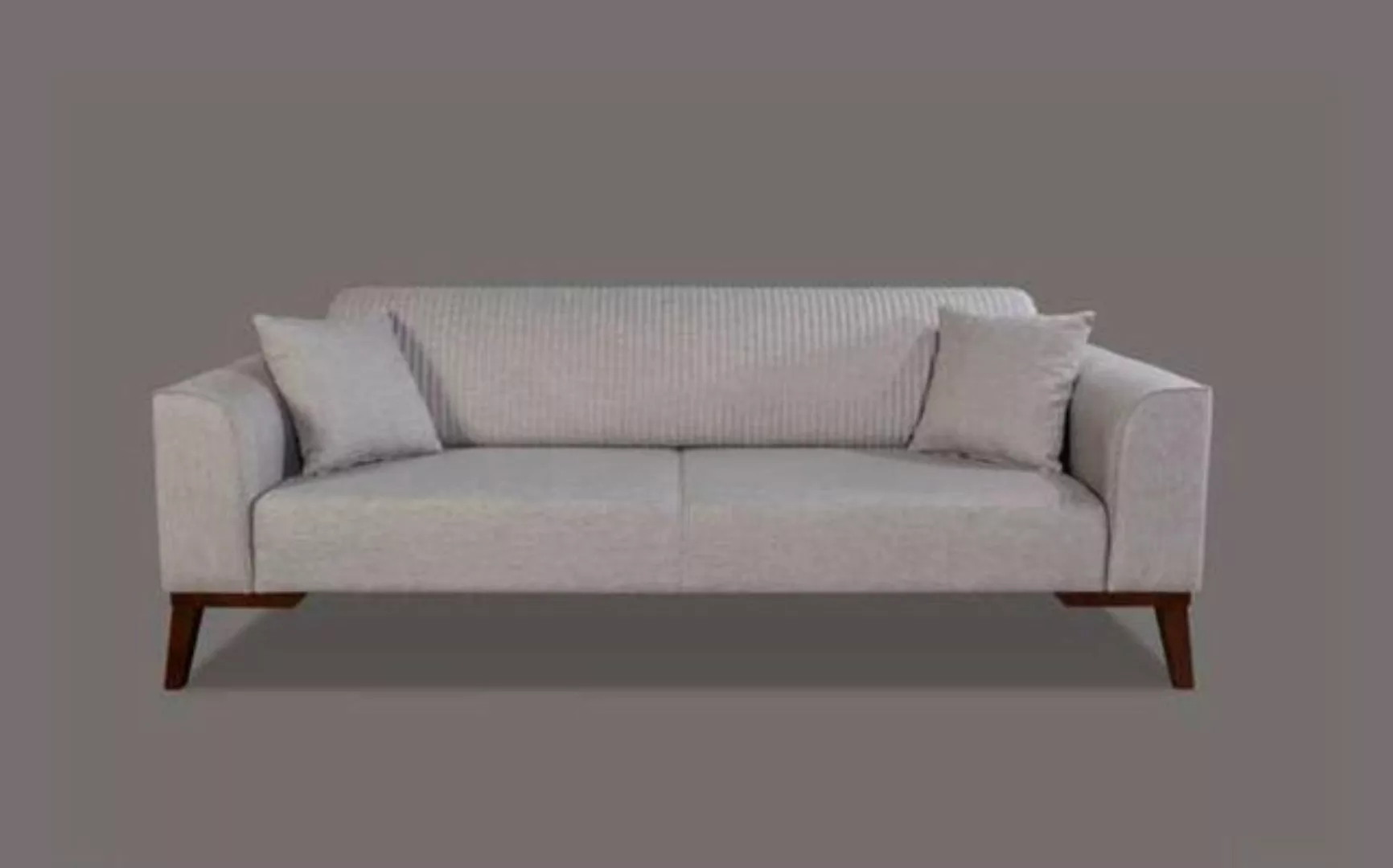 JVmoebel Sofa Designer Möbel Dreisitzer Sofa 3 Sitzer Luxus Textil Couchen günstig online kaufen