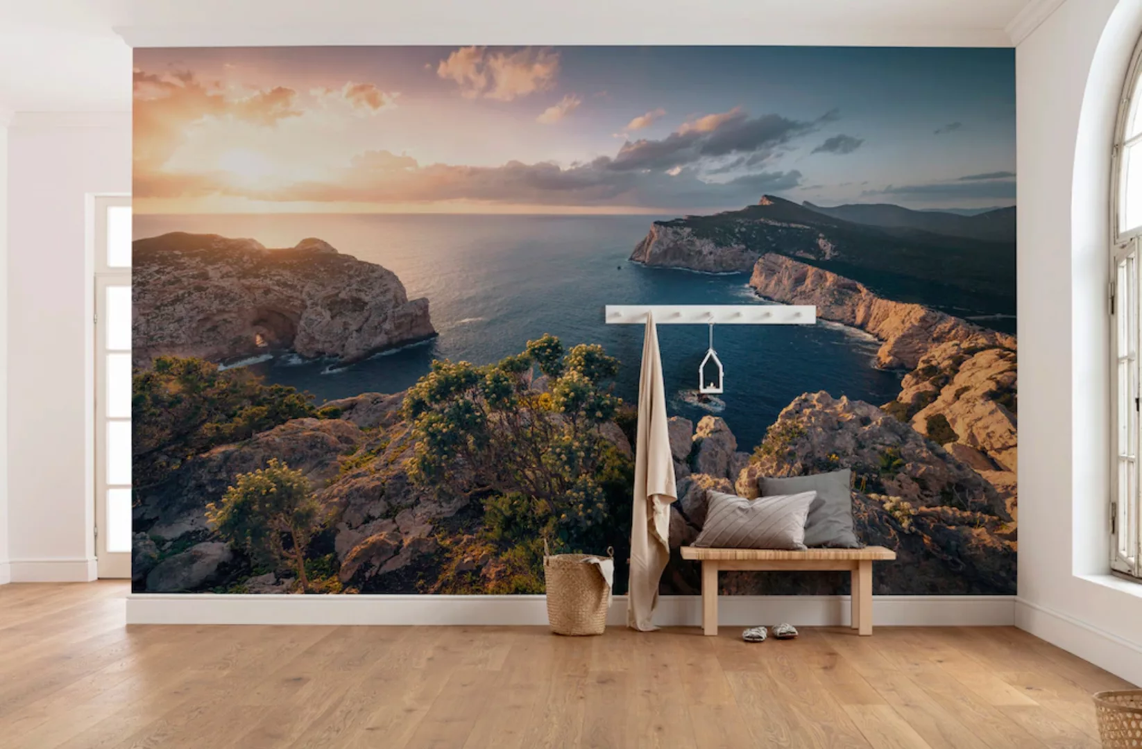 KOMAR Vlies Fototapete - Mediterranes Spektakel - Größe 450 x 280 cm mehrfa günstig online kaufen