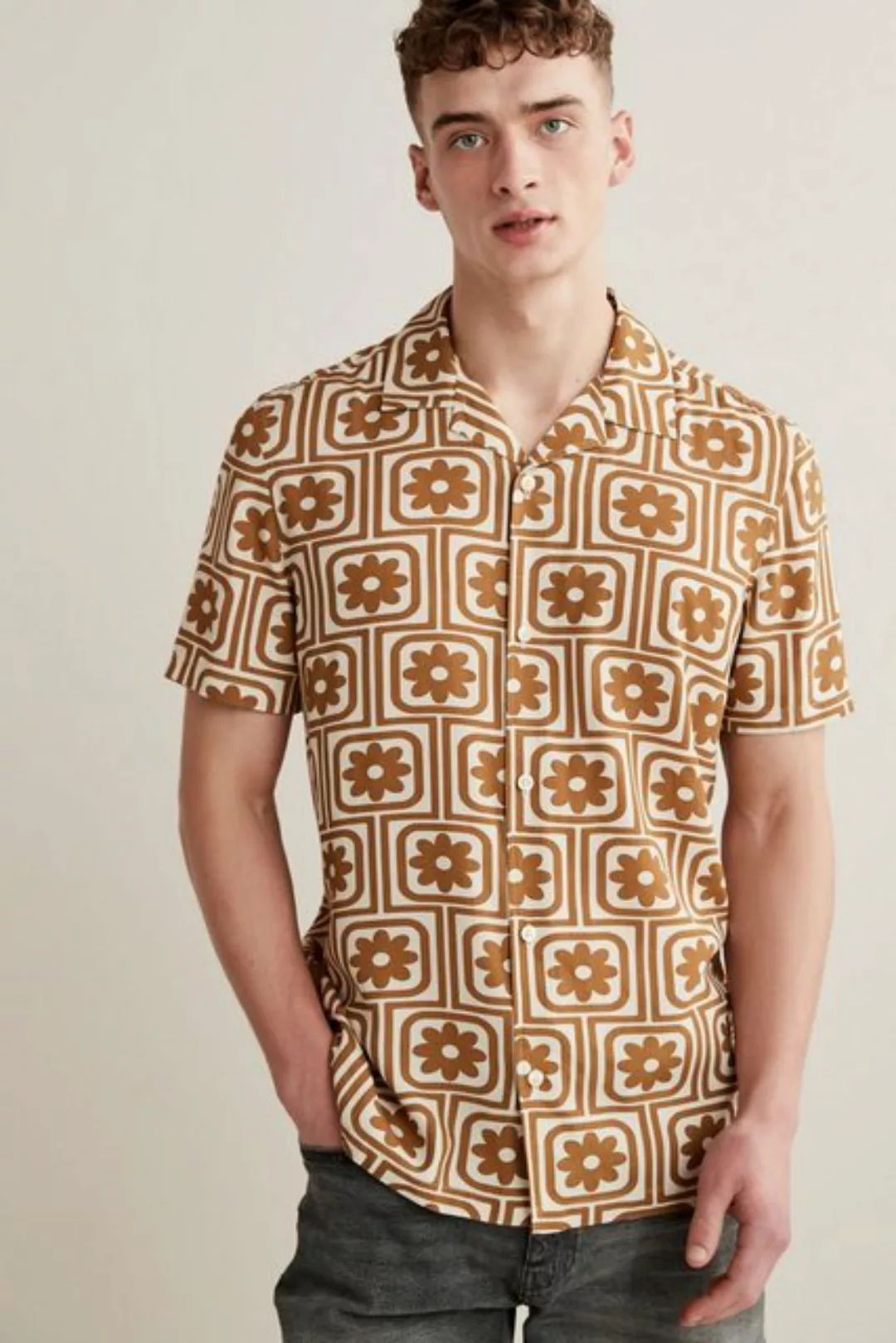 Next Kurzarmhemd Leichtes kurzärmeliges Hemd (1-tlg) günstig online kaufen