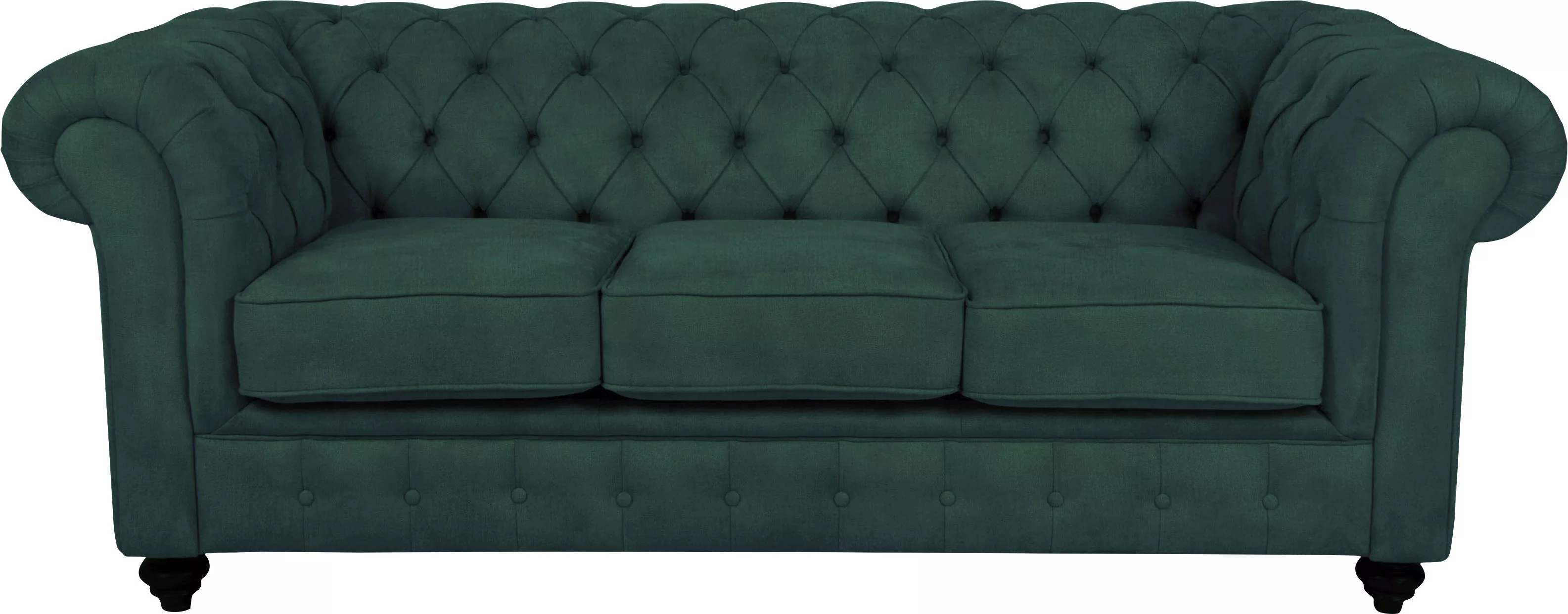 Home affaire Chesterfield-Sofa "Duc 3-Sitzer", hochwertige Knopfheftung im günstig online kaufen