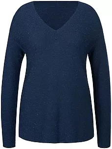 V-Pullover Anna Aura blau günstig online kaufen