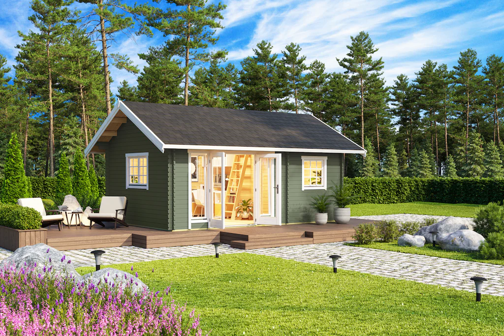 Nordic Holz Gartenhaus "CAROLINE 2.1" günstig online kaufen