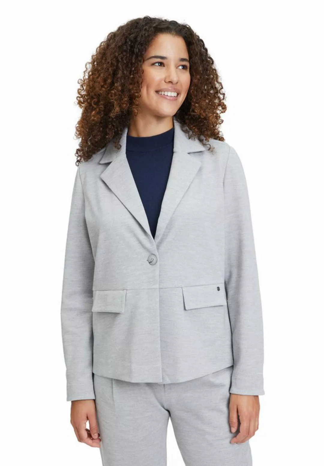 Betty&Co Kurzblazer "Betty & Co Blazer-Jacke mit Taschen", Nahtführung günstig online kaufen