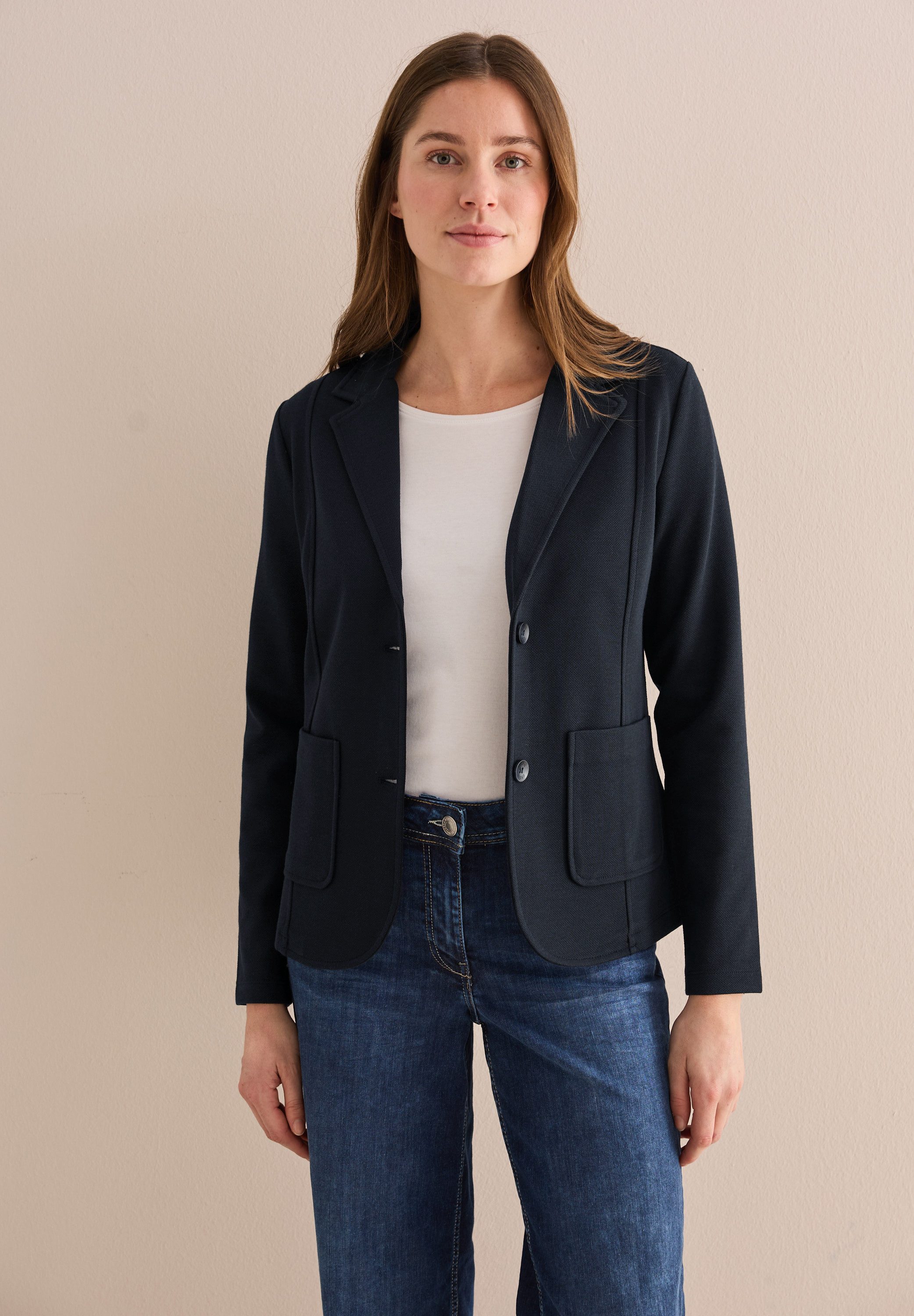 Cecil Kurzblazer, aus elastischem Materialmix günstig online kaufen