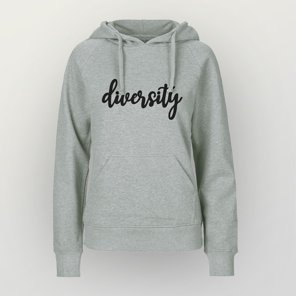 "Diversity" Frauen Hoody Aus Reiner Biobaumwolle (Kba) günstig online kaufen