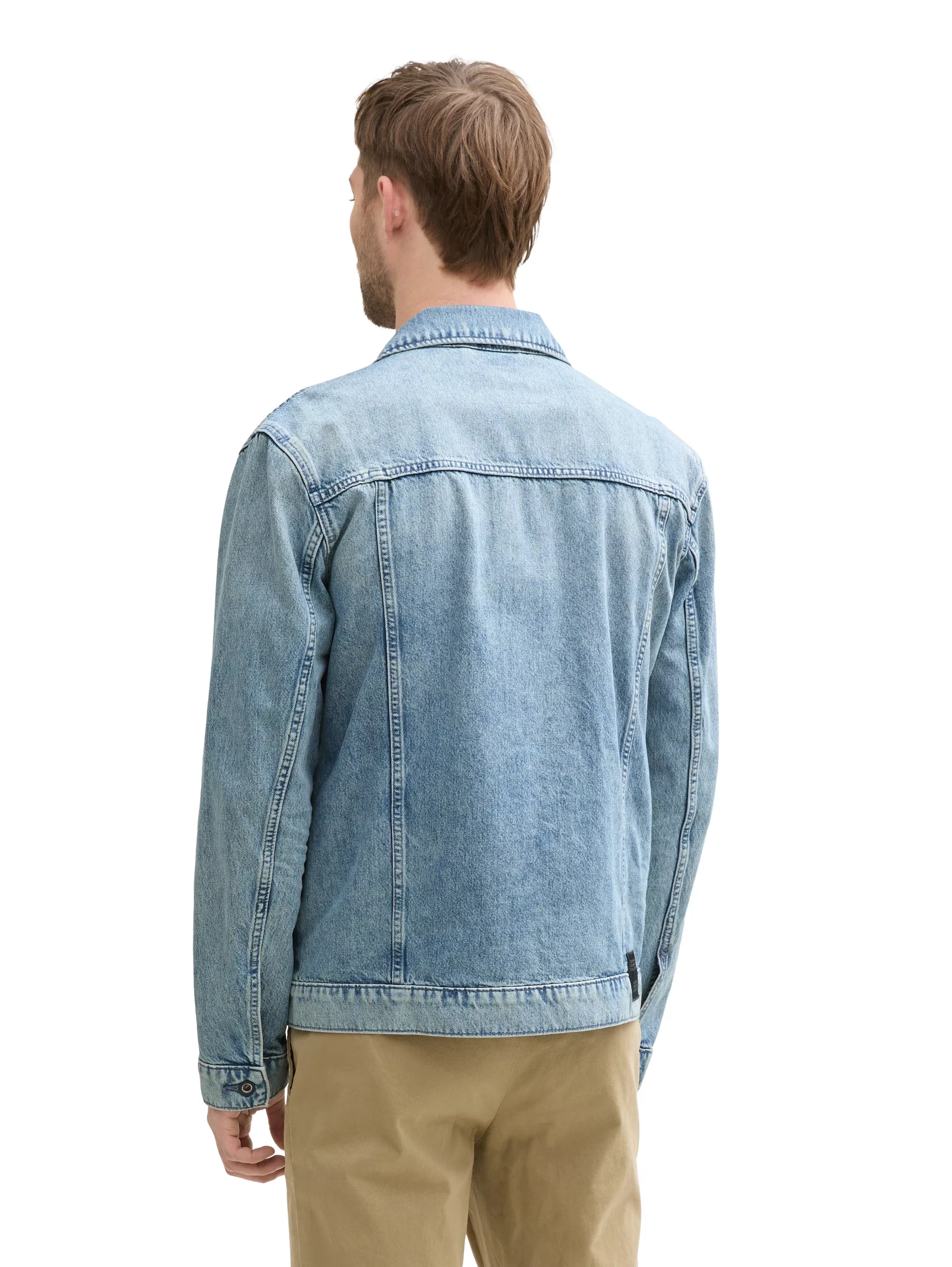 TOM TAILOR Jeansjacke, ohne Kapuze, mit Reverskragen günstig online kaufen