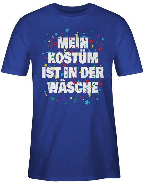 Shirtracer T-Shirt Mein Kostüm ist in der Wäsche Konfetti Karneval & Faschi günstig online kaufen