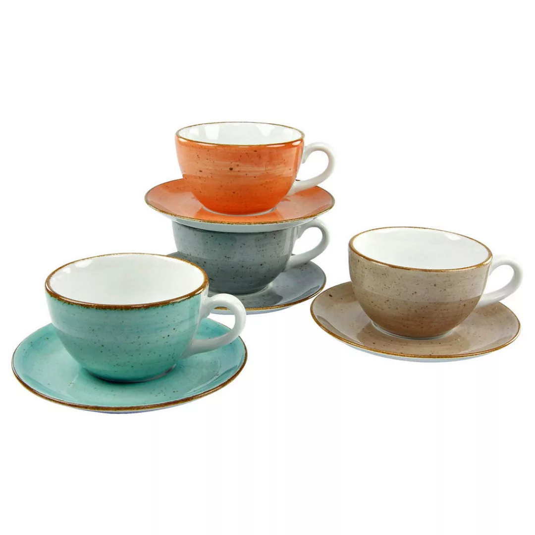 CreaTable Cappuccino-Set Vintage Nature multicolor Porzellan günstig online kaufen