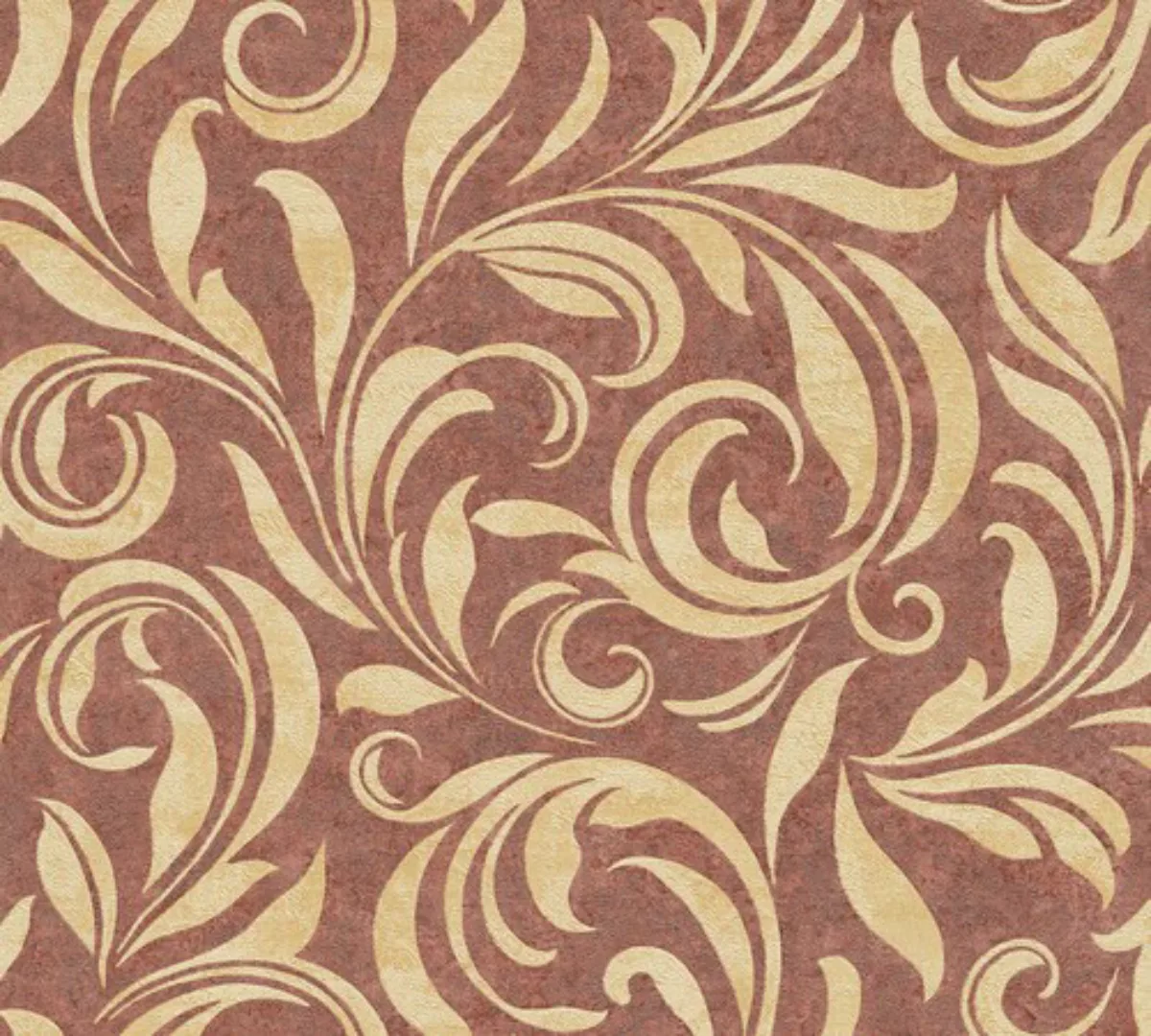 Metallic Mustertapete Architects Paper Nobile in Beige Metallic Rot - 95940 günstig online kaufen