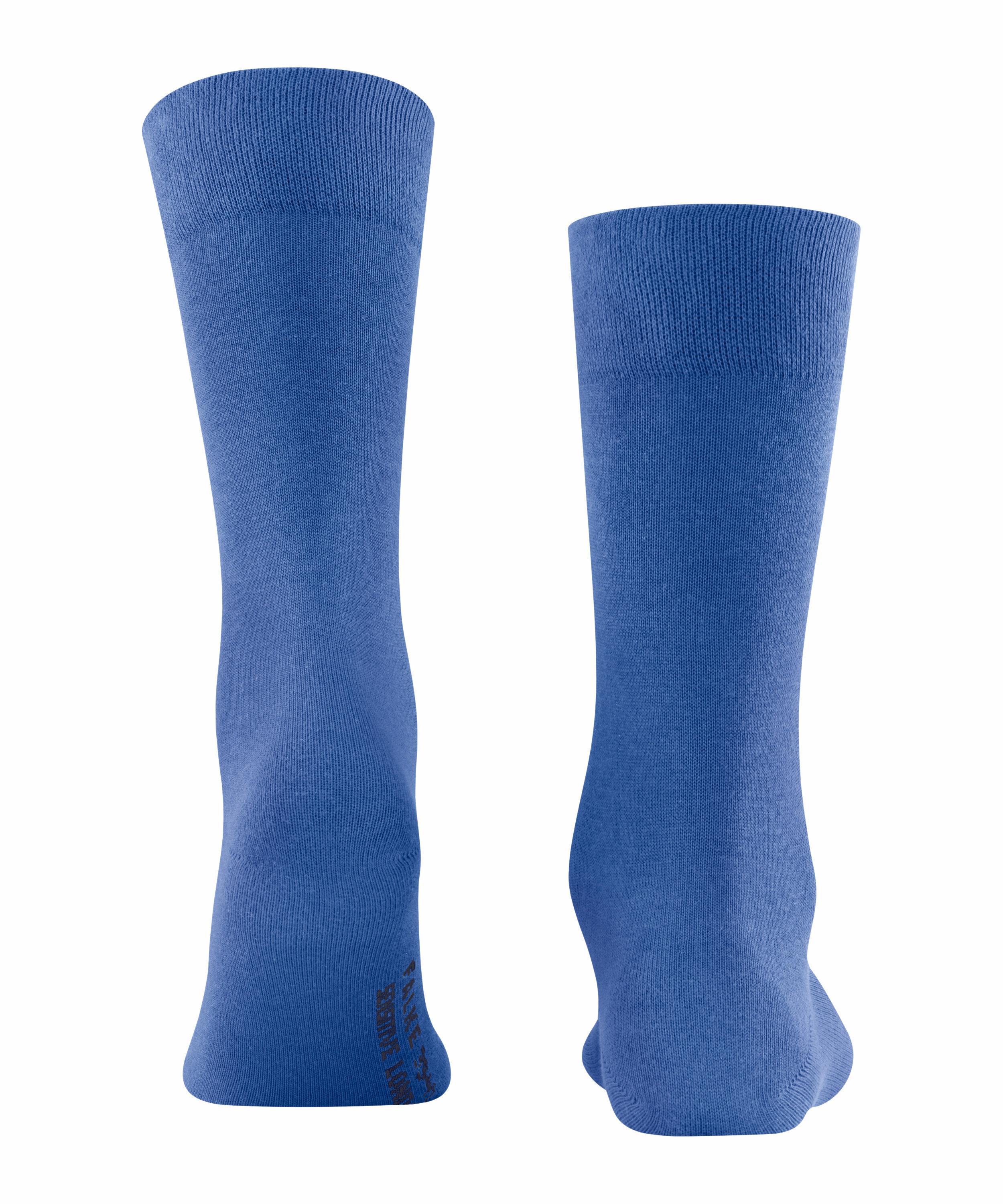 FALKE Sensitive London Herren Socken, 39-42, Blau, Uni, Baumwolle, 14616-64 günstig online kaufen